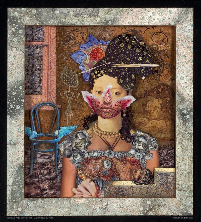 Portrait with Covid Mask - Fuji Gloss
